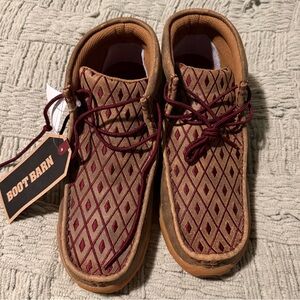 Twisted X Women's Tan Driving Moccasins